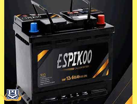 باتری خودرویی اسپیکو-60 آمپرساعت کوتاه